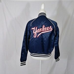 90's Cooperstown New York Yankees Satin Jacket